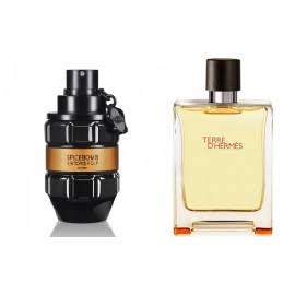 2’li set:Viktor Rolf SpiceBomb Extreme 90ml+Terre D Hermes 100ml