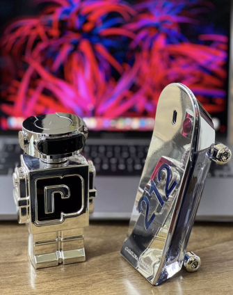 2’li Parfüm Set:Paco Rabanne Phantom Edt 100 Ml Erkek Tester parfüm+ Carolina Herrera 212 Men Heroes EDT 90 ml Erkek Parfüm