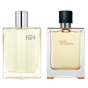 2’li Parfüm Set: Hermes H24 Edt 100 ml Erkek Tester Parfümü+ Terre D Hermes Edt 100 ml Erkek Tester Parfüm