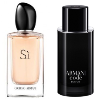 2’li Parfüm Set: Giorgio Armani Code Le Edp 125 ml Erkek Tester Parfüm+ Giorgio Armani Si Edp 100ml Bayan Tester Parfüm