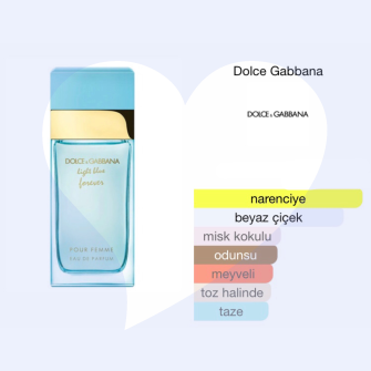 Dolce&Gabbana Light Blue Pour Homme Forever EDP 100 ml Kadın Parfüm